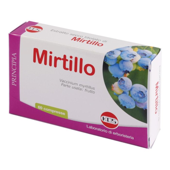 Kos Principia - Mirtillo Integratore Alimentare Estratto Secco 60 Compresse