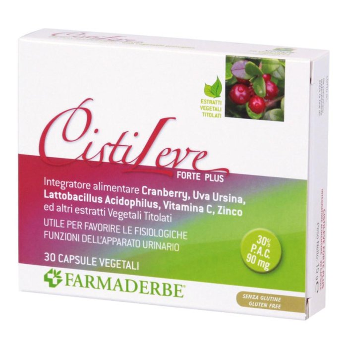 Farmaderbe Cistileve Forte Plus 30 Capsule