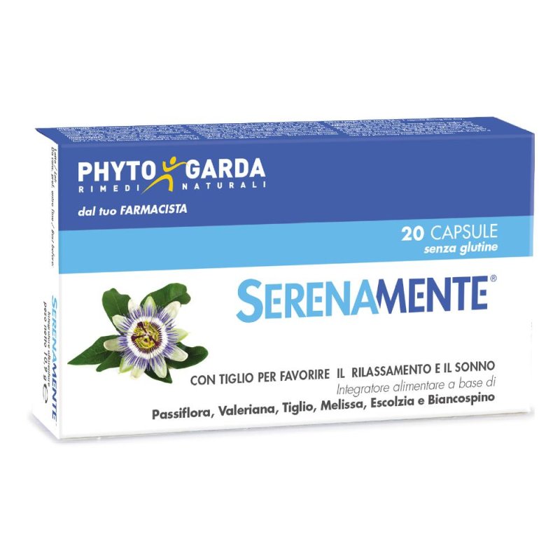 Phytogarda Rimedi Naturali Serenamente Utile per Umore e Sonno 20 Capsule