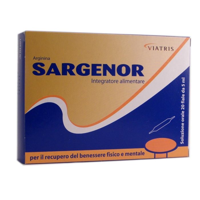 Meda Pharma  Benessere Energia Sargenor Integratore 20 Flaconcini 5 ml