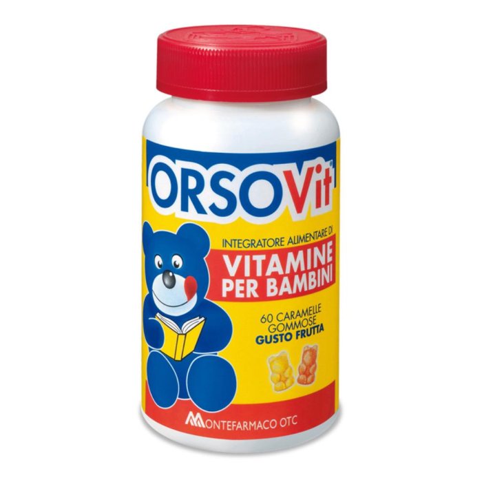 Orsovit  Integratore Alimentare 60 Orsetti Gommosi alla Frutta
