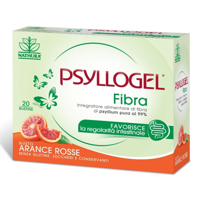 Psyllogel Fibra Integratore Alimentare Arance Rosse 20 Bustine