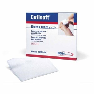 BSN Medical Cutisoft Compresse Sterili Di Garza Idrofila 10 cm X 10 cm 6 Pezzi