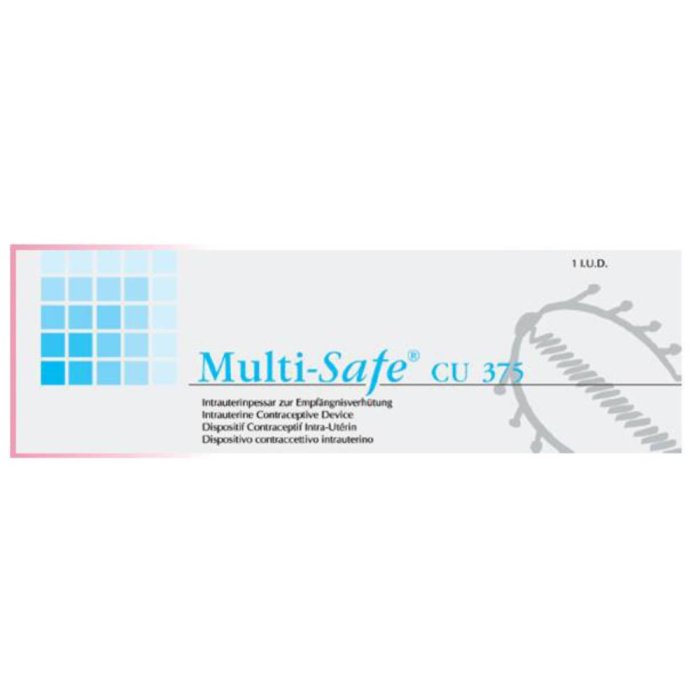 IUD MULTISAFE CU 375