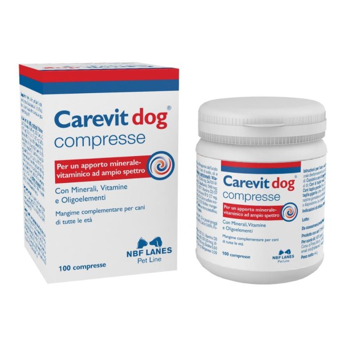 N.b.f. Lanes Carevit Dog Mangime 100 Compresse
