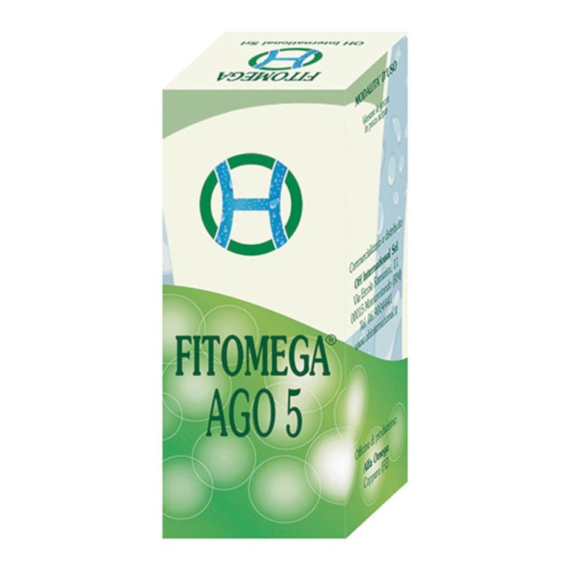Fitomega AGO 05 gocce 50 ml - integratore fitoterapico con piante officinali
