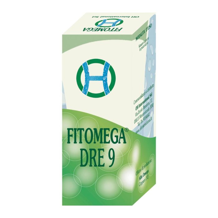 Fitomega Dre 9 Gocce 50 ml Integratore Drenante Naturale per Depurazione dell’Organismo e Benessere delle Vie Urinarie