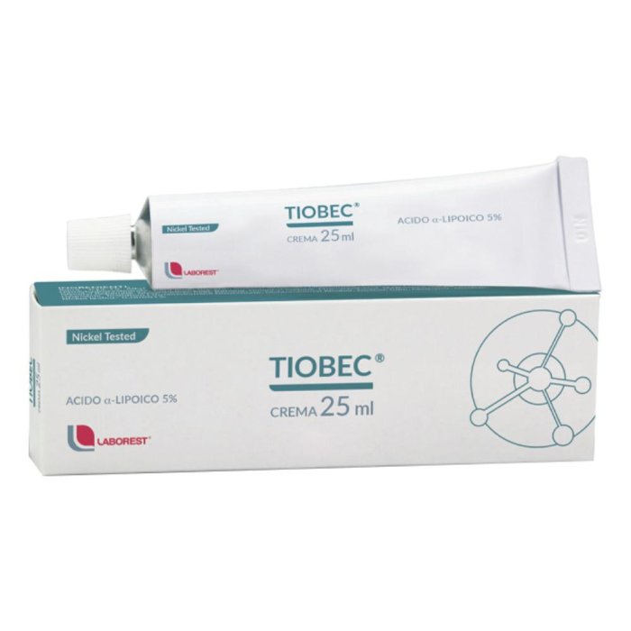 Laborest Italia Tiobec Crema Acido Lipoico 5% 25 Ml