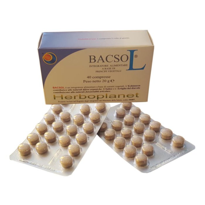 Herboplanet Bacsol 40 Compresse