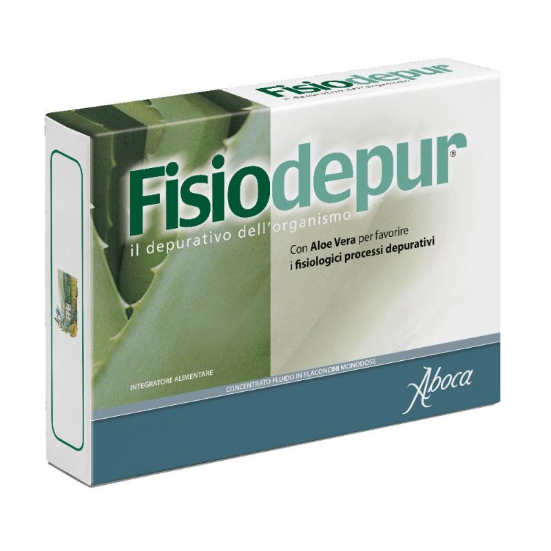 Aboca Fisiodepur Fluido Integratore Alimentare 10 Flaconcini 15 g