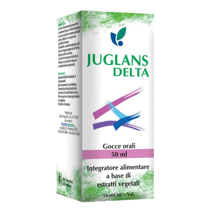 Junglans Delta Gocce 50 ml Integratore Naturale in Gocce per il Benessere Generale