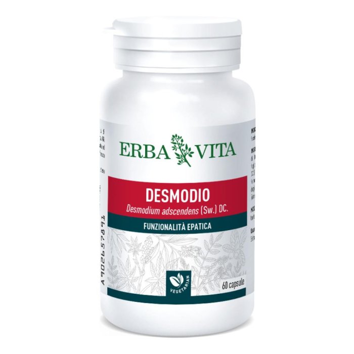 Erba Vita Desmodio Integratore Alimentare 60 Capsule 400 mg Desmodium