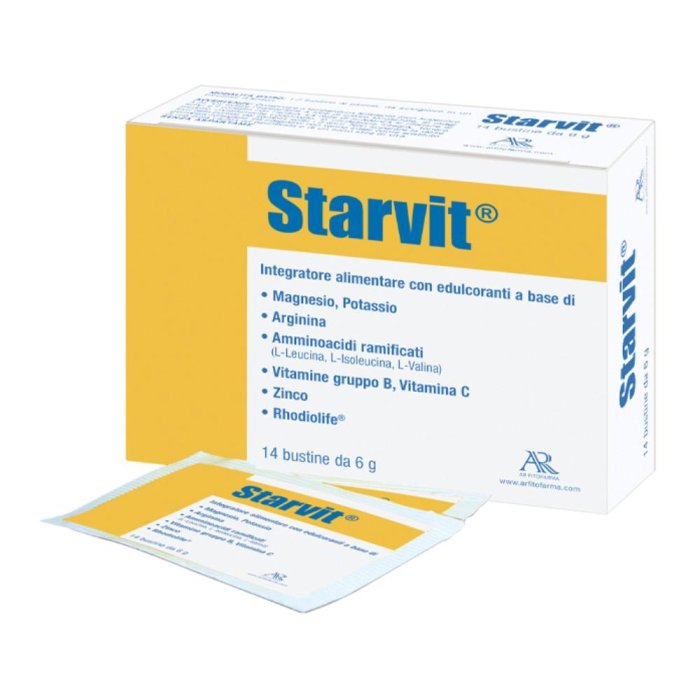 AR Fitofarma  Vitamine Minerali Starvit Integratore Alimentare 14 Buste