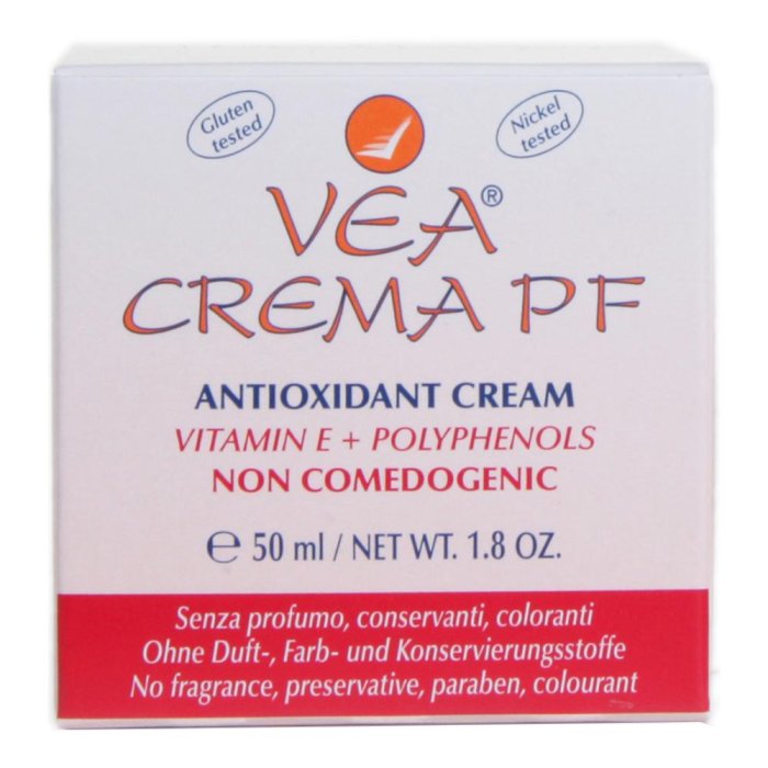 Vea Crema PF Antiossidante con Vitamina E e Polifenoli Viso 50 ml