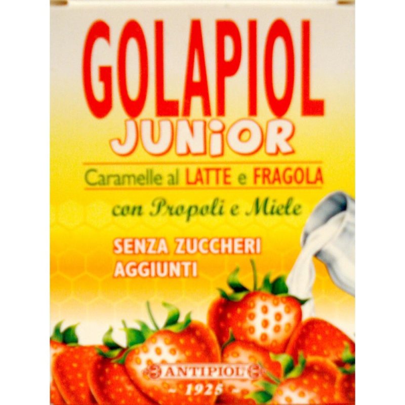 Antipiol Golapiol - Junior Pastiglie al Latte e Fragola 24 Compresse