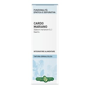 Erba Vita Estratti Liquidi - Cardo Mariano Tintura Idroalcolica Integratore Funzione Epatica e Depurativa 50 ml