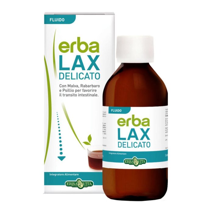 Erba Vita Erbalax Delicato Fluido integratore per il transito intestinale 200 ml