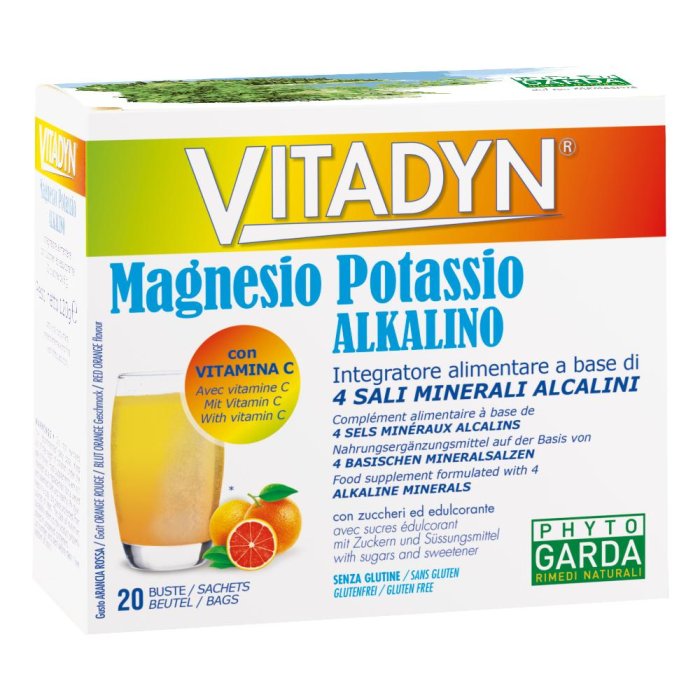 Phyto Garda  Vitamine e Minerali Vitadyn Magnesio e Potassio 20 Bustine