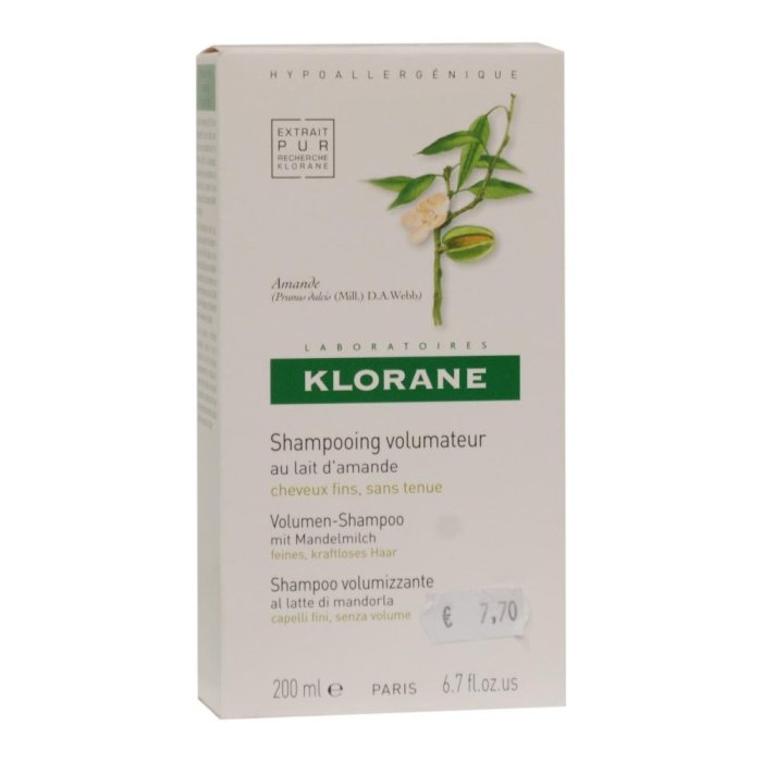 Klorane Capelli  Latte di Mandorla Rinforzante Protettivo Shampoo 200 ml