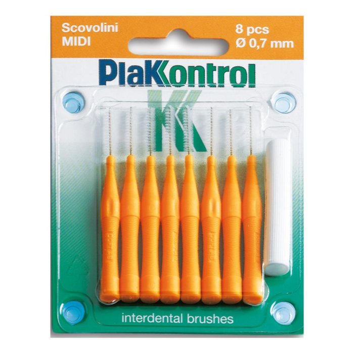 Ideco Plakkontrol Scovolino Con Manico Midi 0,7 8 Pezzi