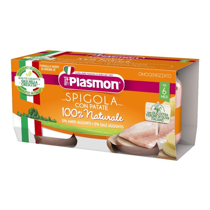 Plasmon Omogeneizzato Spigola Branzino 80 G X 2 Pezzi