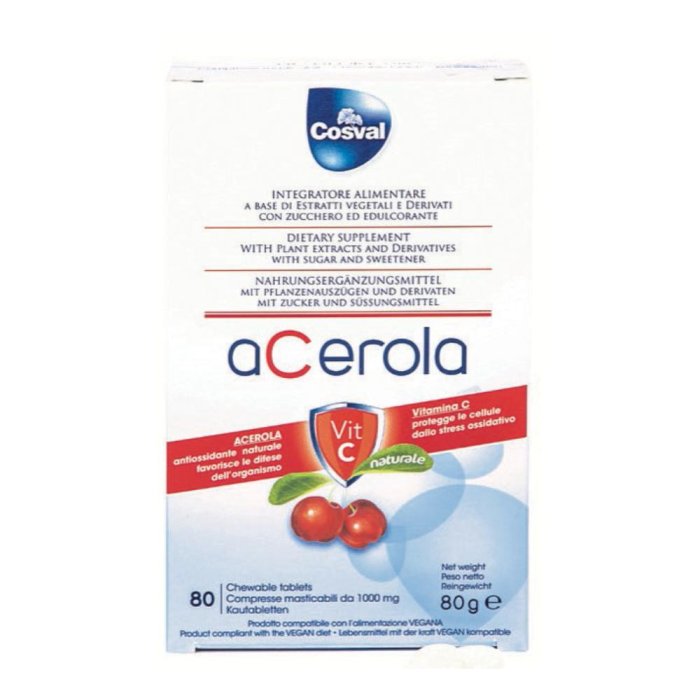 Acerola integratore alimentare 80 tavolette  