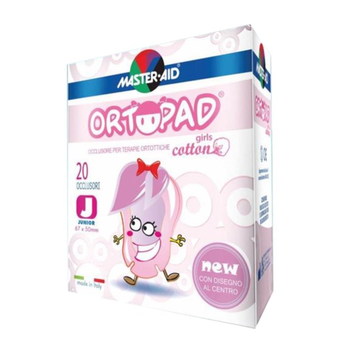 Master-Aid Ortopad Bamboo Girls Occlusore per Terapie Ortottiche 20 Pezzi