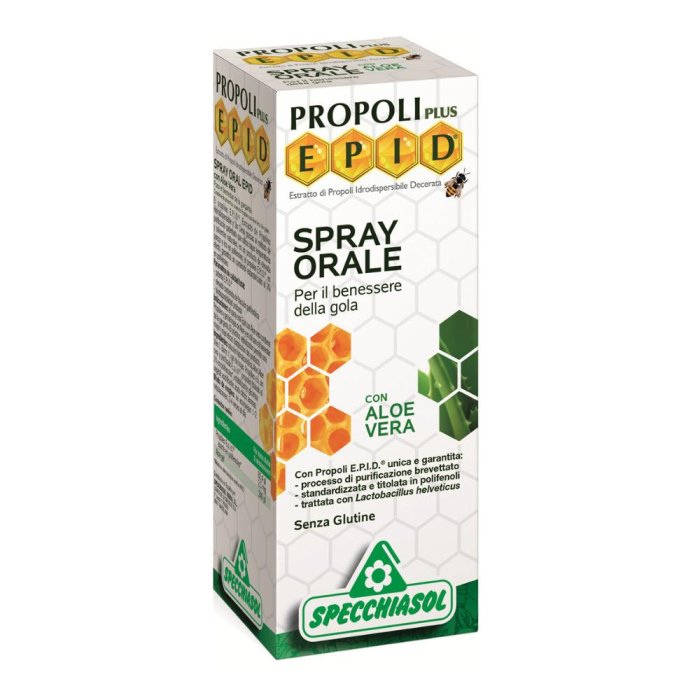 Specchiasol Epid Spray Orale Aloe Vera 15 ml