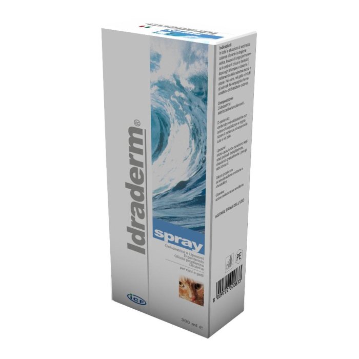 ICF Farmaceutici  Animali Domestici Idraderm Spray Idratante Cani Gatti