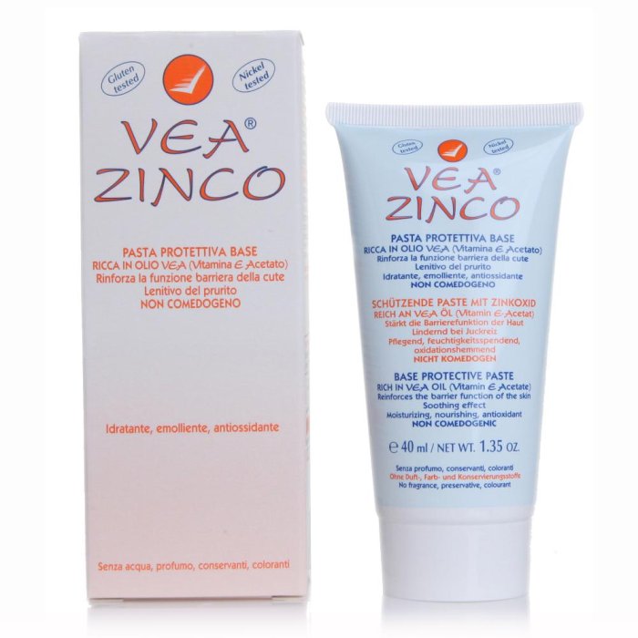 VEA Zinco Pasta Protettiva Lenitiva Emolliente 40 ml