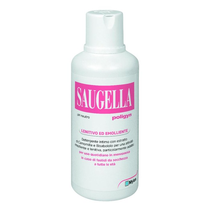 Saugella  Poligyn Rosa Dermoliquido Detergente Intimo Delicato 500 ml