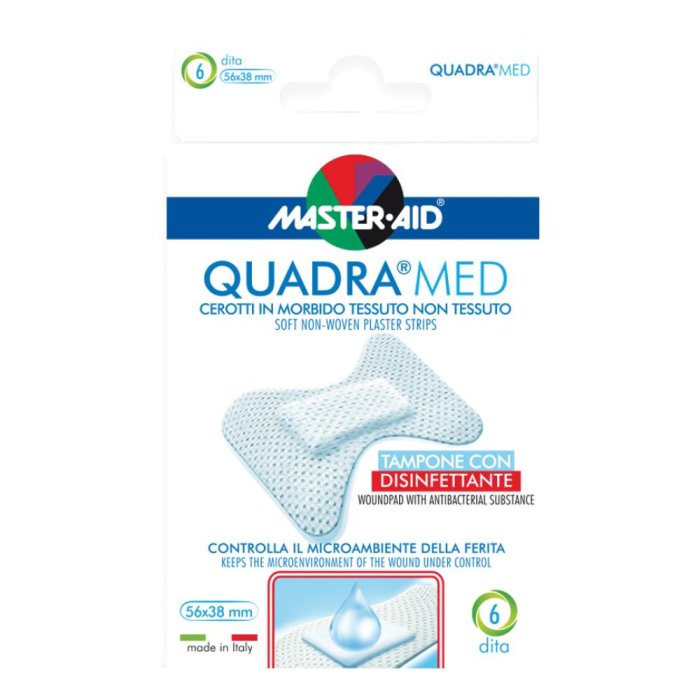 Pietrasanta Pharma Cerotto Master-aid Quadra Dermoattivo Dita 6 Pezzi