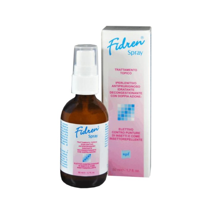 Fidren spray 50 ml – trattamento topico antipruriginoso e insettorepellente