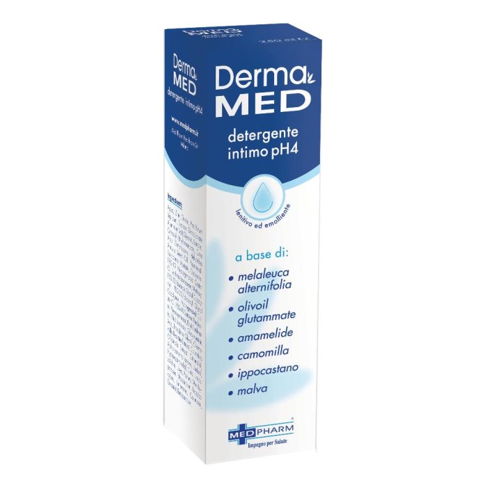 Dermamed detergente intimo pH 4 250 ml con tea tree per igiene quotidiana