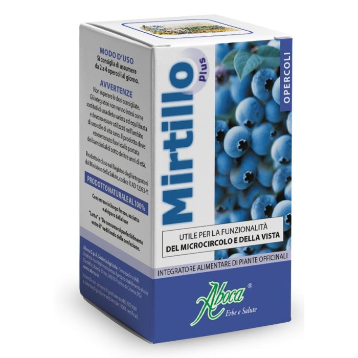 Aboca Mirtillo Plus Integratore  Vista e Microcircolo 70 Opercoli