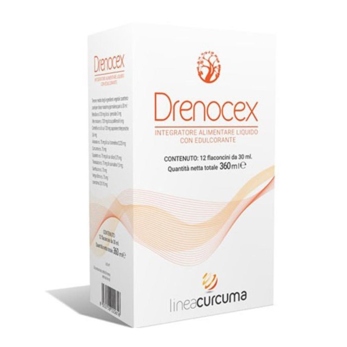Drenocex Abros 12 flaconcini da 30 ml integratore drenante microcircolo