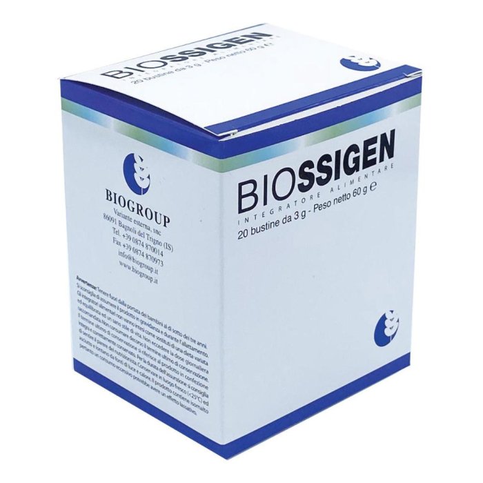Biogroup Biossigen 20 Bustine 3 G