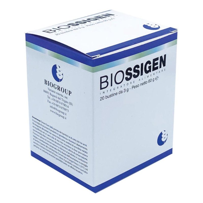 Biogroup Biossigen 20 Bustine 3 G