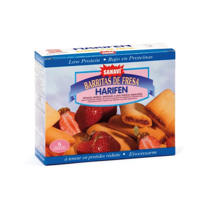 Harifen Snack Fragola 125 g alimento aproteico