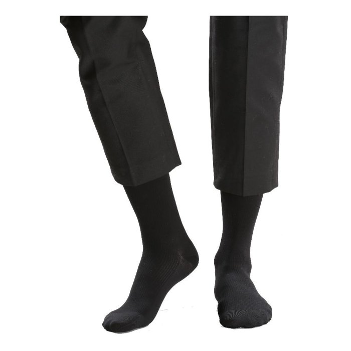 Varisan Lui & Lei Gambaletto Unisex a Compressione Graduata 15-20 mmHg in Cotone Nero Taglia 2 Modello AD1520CO