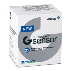 Menarini Diagnostics  G Sensor 25 Strisce Rilevatrici Glicemia