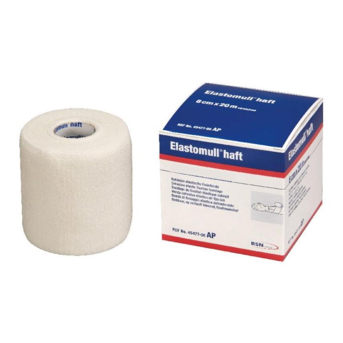 Benda elastica autoadesiva elastomull haft compressione forte cm10x20m mutua