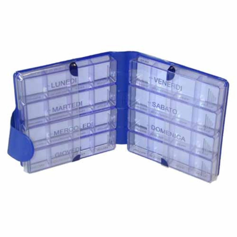 Portapillole Settimanale Maxi 7 Giorni Farma Care Organizer Pillole e Medicine per Time Management Portapillole Settimanale Maxi 7 Giorni Farma Care Organizer Pillole e Medicine per Time Management