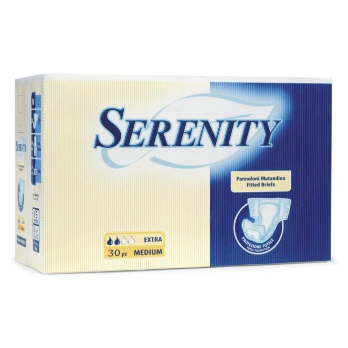 Serenity Pannolone Per Incontinenza Serenity Classic Extra Taglia Medium 30 Pezz
