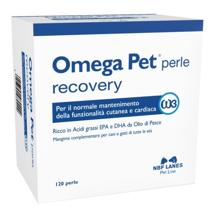 N.B.F. Lanes  Animali Domestici Omega Pet Recovery Cani e Gatti 120 Perle