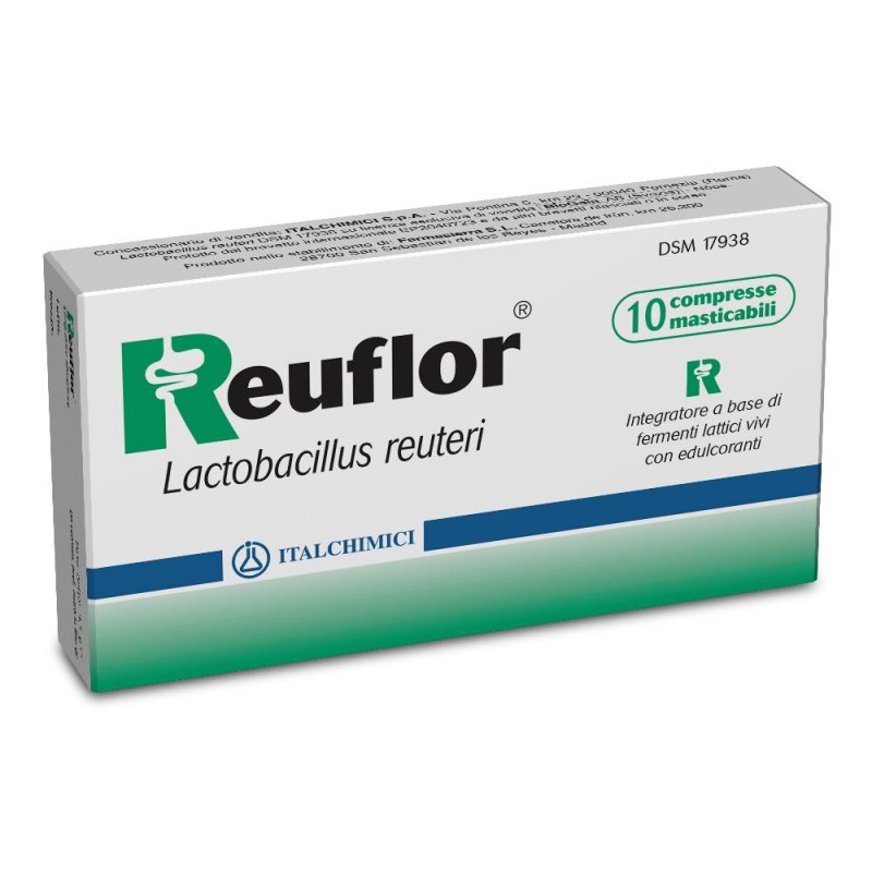 Italchimici  Intestino Sano Reuflor Integratore Alimentare 10 Compresse