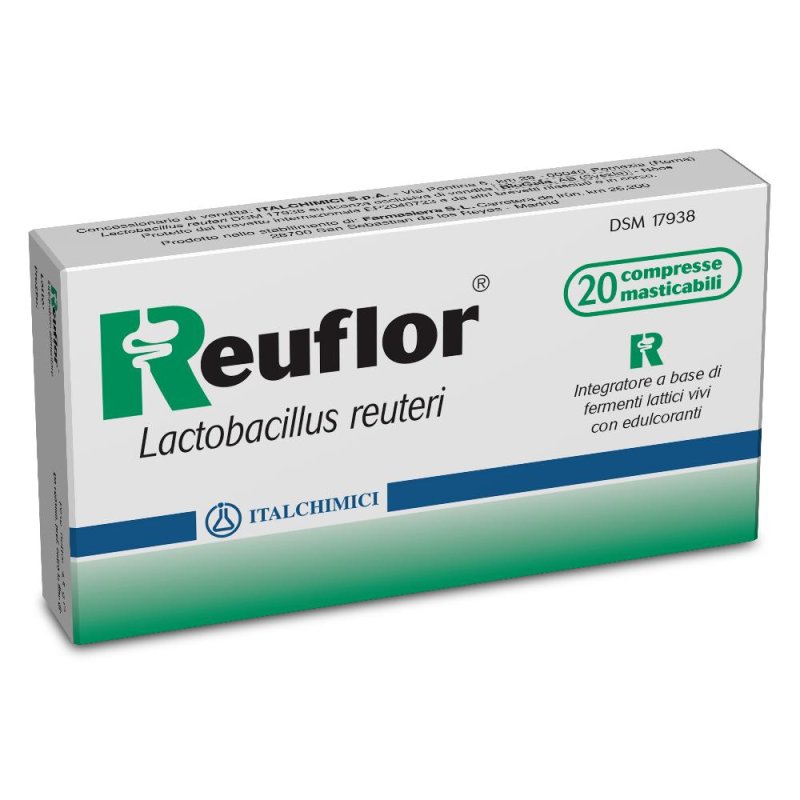 Italchimici  Intestino Sano Reuflor Integratore Alimentare 20 Compresse