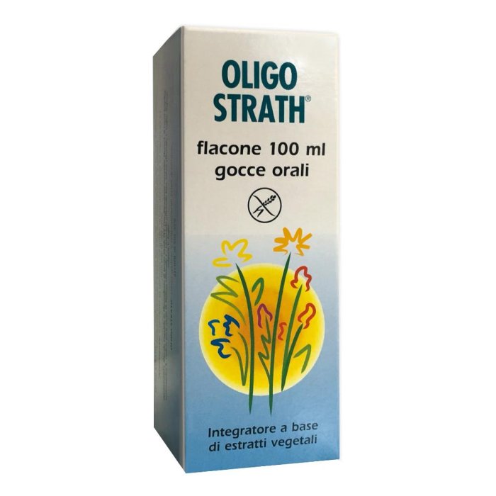 Oligostrath Gocce 100 ml Integratore Alimentare Strath per Difese Immunitarie Energia e Vitalità