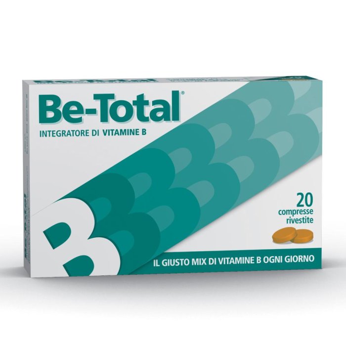 Be-total integratore di  di vitamine B 20  Compresse Rivestite