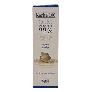 Olio di Karité Puro 100% 100 ml – Trattamento Nutriente per Viso Corpo e Capelli